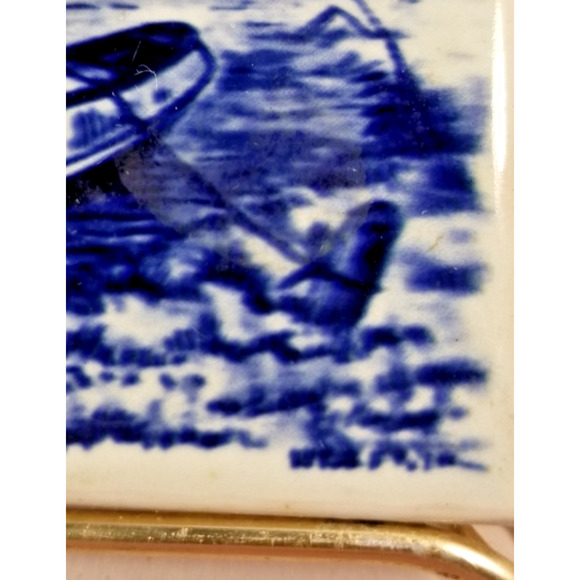 VTG Delft Holland Tile Trivet & Stand – A Dutch Charm to Ward Off Misfortune - Picture 6 of 11